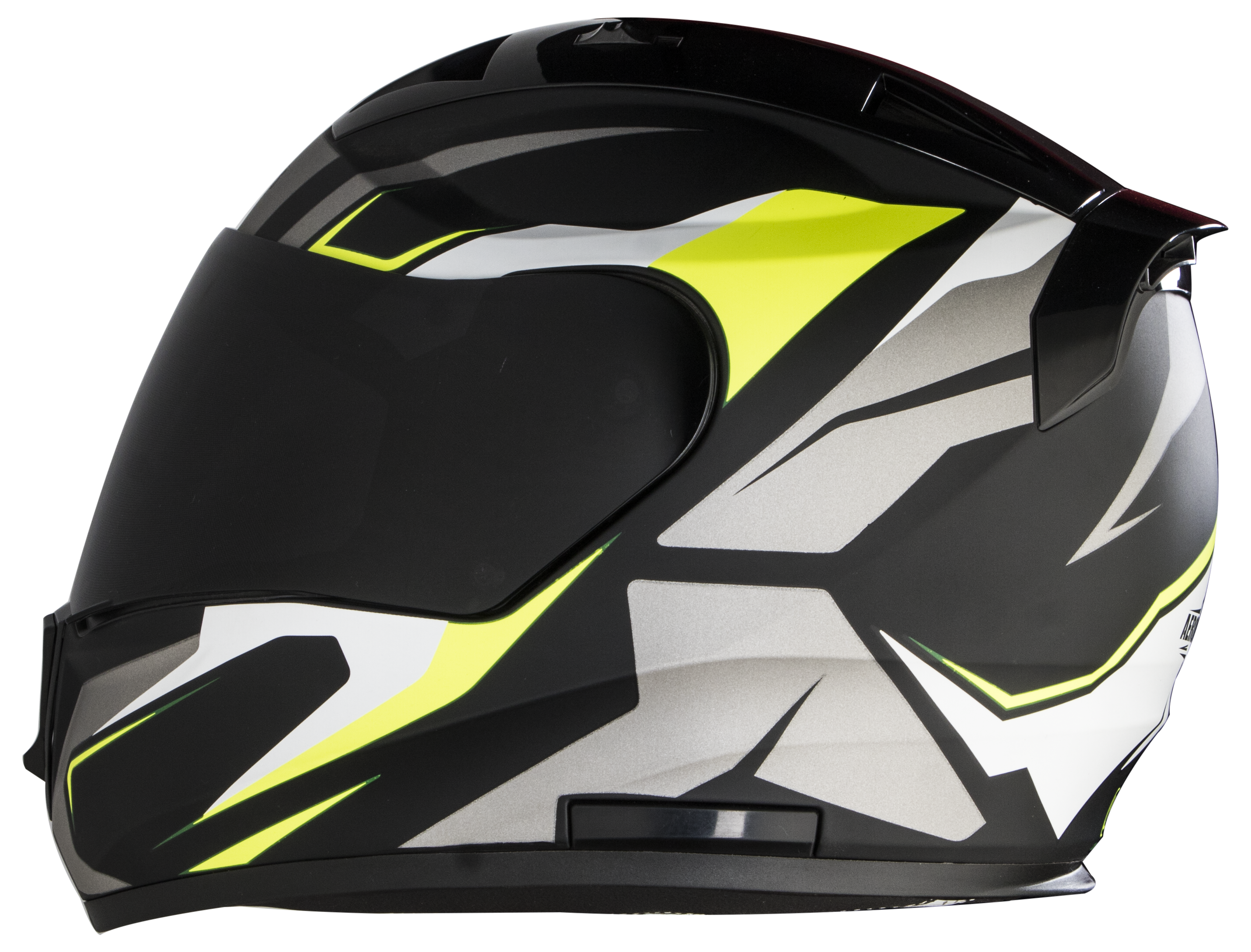 SA-1 Aviate Mat Black With Grey (Fitted With Clear Visor Extra Smoke Visor Free)